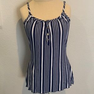 •Chaser• vertical stripe top